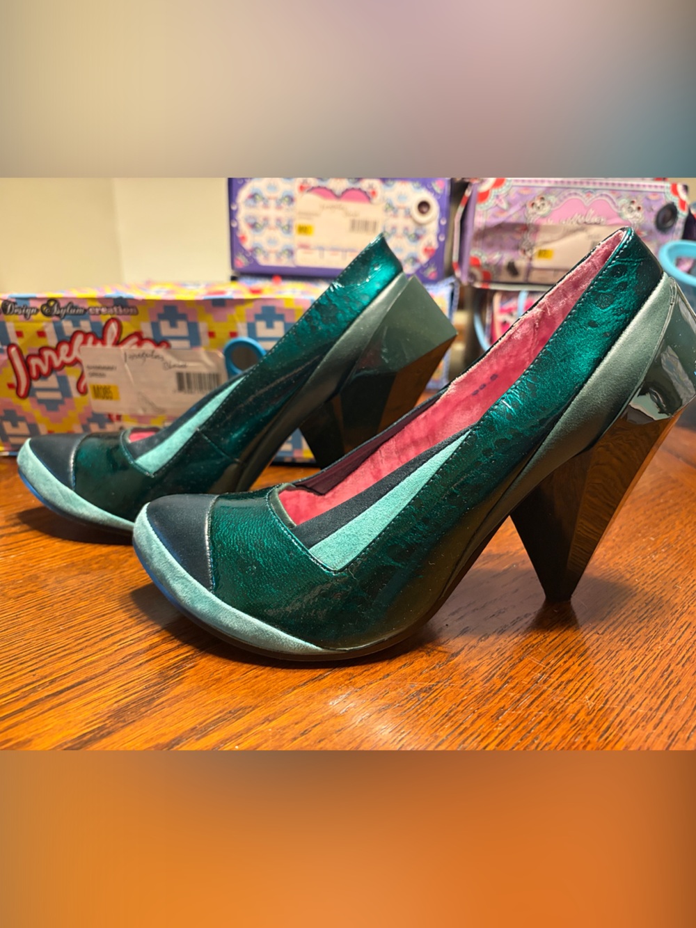 Irregular Choice Shimmmmy-green size 39.5/8.5